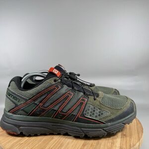Salomon X-Mission 3 Trail Running Sneaker Shoes Green Drawstring Mens Size 10.5